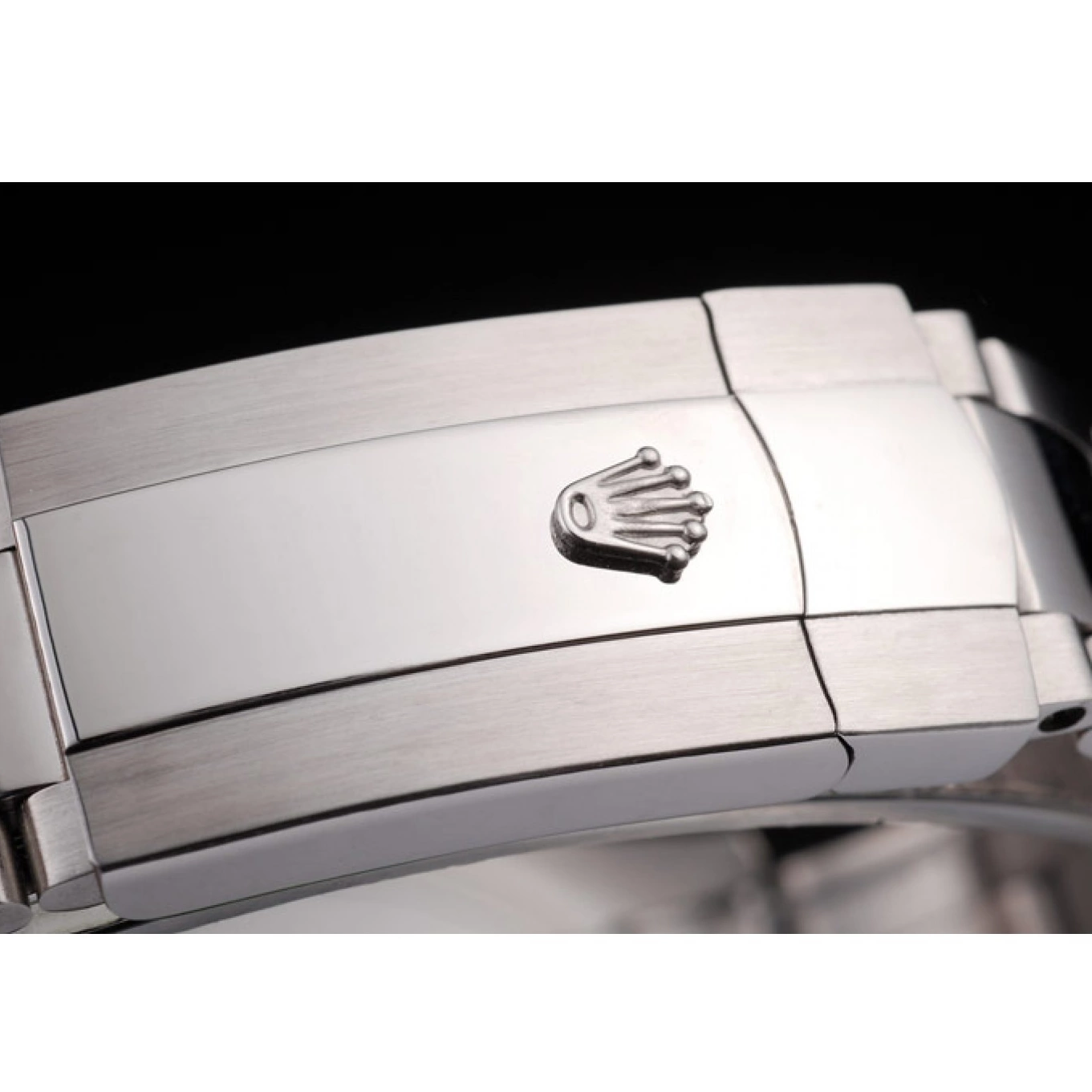 Aaa replica watch Explorer Rolex Steel Polished 98087 Black Dial Stainless 0807